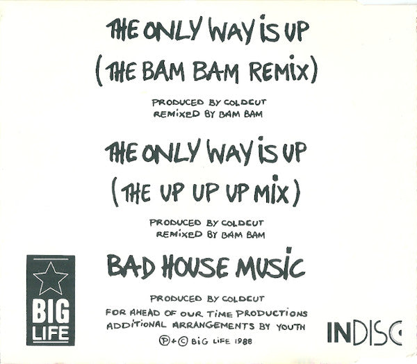 Yazz And The Plastic Population : The Only Way Is Up (The Bam Bam Remixes) (CD, Maxi)