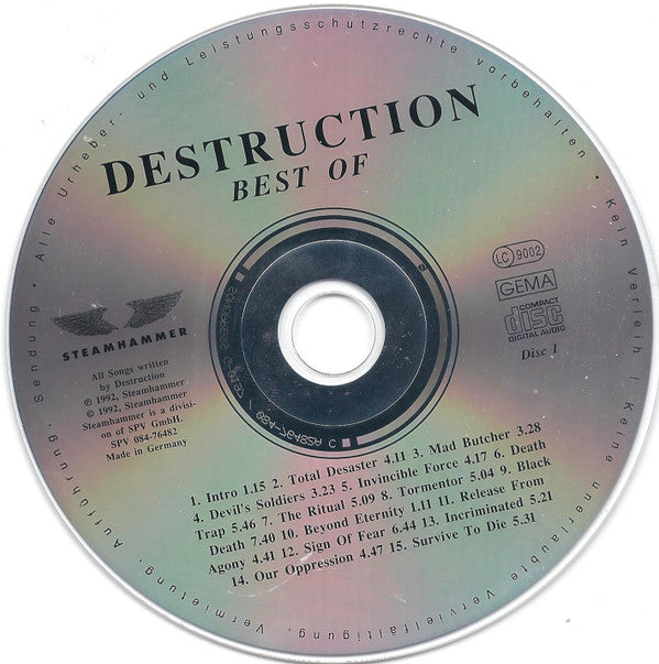 Destruction : Best Of (2xCD, Comp, RP)