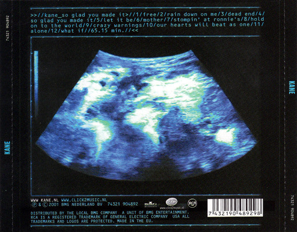 Kane (2) : So Glad You Made It (CD, Album, Jew)
