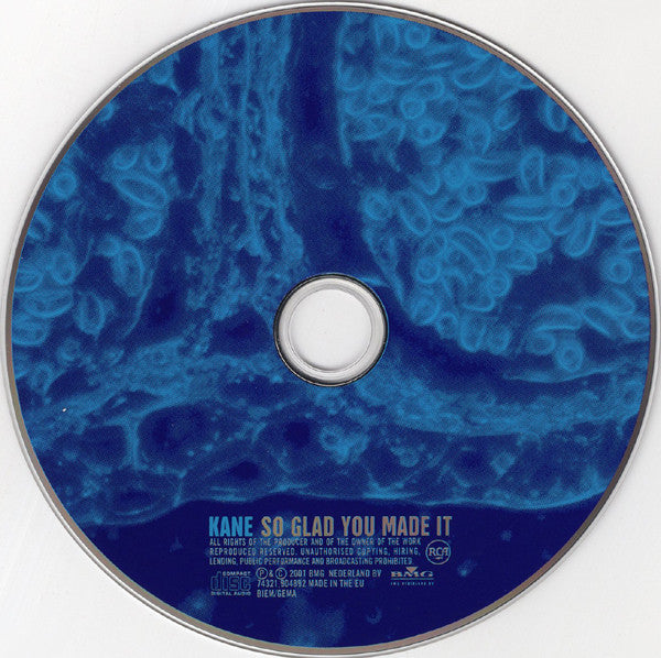 Kane (2) : So Glad You Made It (CD, Album, Jew)