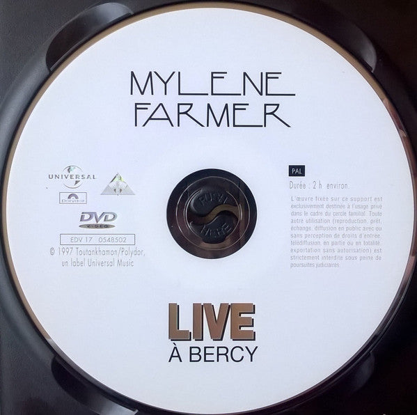 Mylène Farmer : Live À Bercy (DVD-V, RE, RP, PAL, Reg)