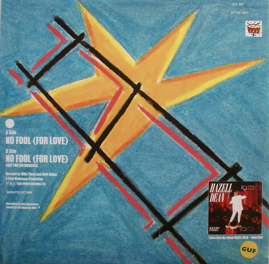 Hazell Dean : No Fool (For Love) (12", EP)