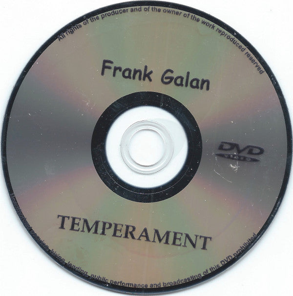 Frank Galan : Temperament (DVD-V, Album)