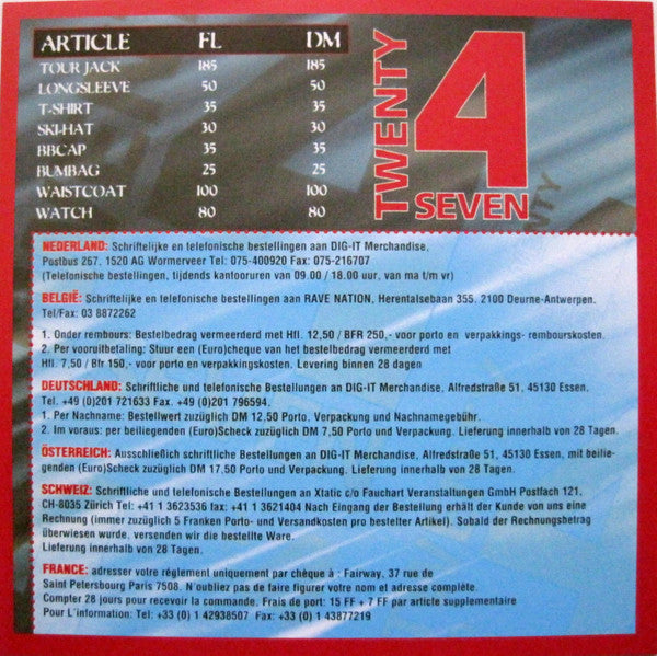 Twenty 4 Seven Featuring Stay-C And Stella (3) : We Are The World (CD, Single)