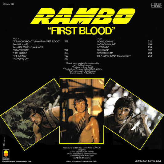 Jerry Goldsmith : Rambo "First Blood" (Bande Originale Du Film) (LP, Album)