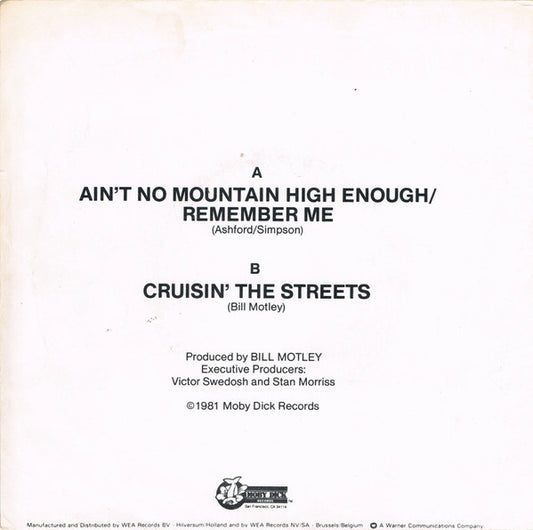 Boys Town Gang : Ain't No Mountain High Enough/Remember Me (7", Single, Fol)