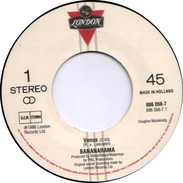 Bananarama : Venus (7", Single)