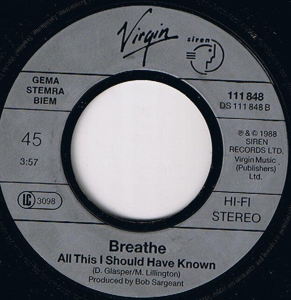 Breathe (3) : How Can I Fall? (7", Single)