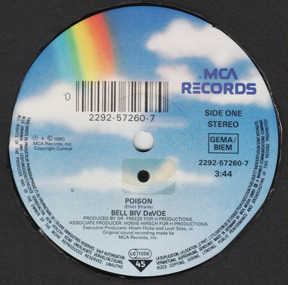 Bell Biv Devoe : Poison (7", Single)