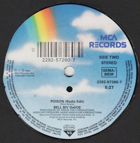 Bell Biv Devoe : Poison (7", Single)