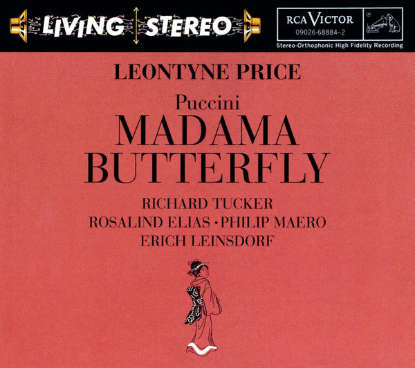 Giacomo Puccini - Leontyne Price, Richard Tucker (2) - Philip Maero - Rosalind Elias / Erich Leinsdorf : Madama Butterfly (2xCD, Album, RE, RM, Box)
