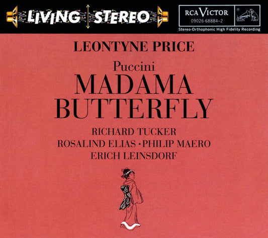 Giacomo Puccini - Leontyne Price, Richard Tucker (2) - Philip Maero - Rosalind Elias / Erich Leinsdorf : Madama Butterfly (2xCD, Album, RE, RM, Box)