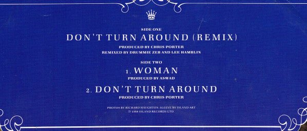 Aswad : Don't Turn Around (12", Single)