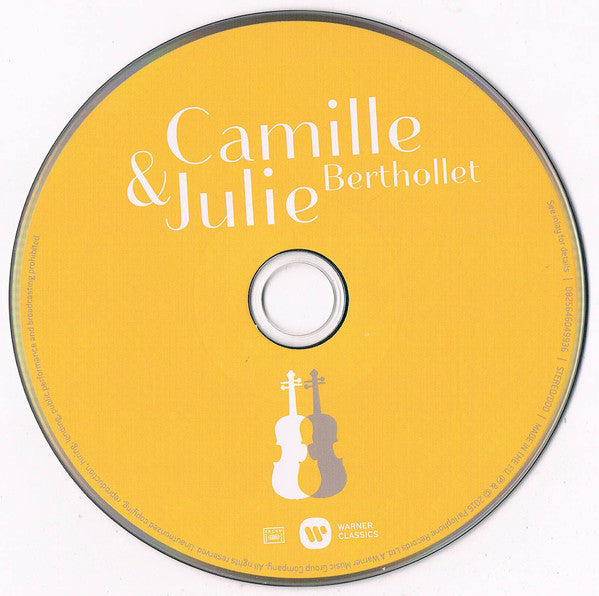 Camille Berthollet & Julie Berthollet / Guillaume Vincent / Thomas Dutronc / Orchestre Philharmonique De Monte-Carlo / Julien Masmondet : Camille & Julie Berthollet (CD, Album)