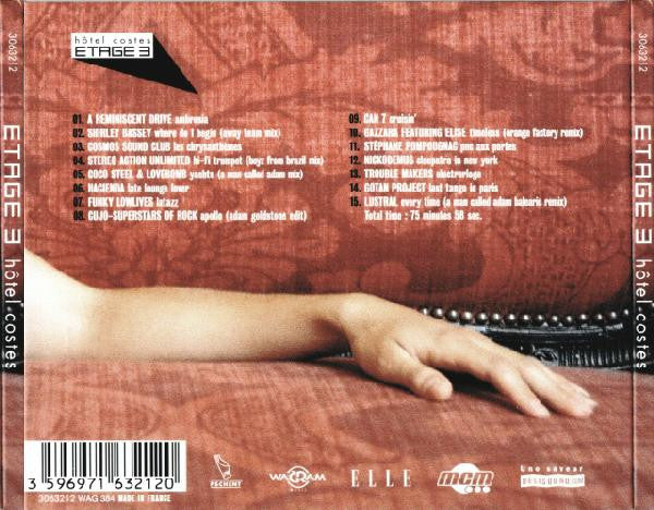 Stéphane Pompougnac : Hôtel Costes Etage 3 (CD, Comp, Mixed)