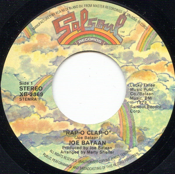 Joe Bataan : Rap-O Clap-O (7", Single)
