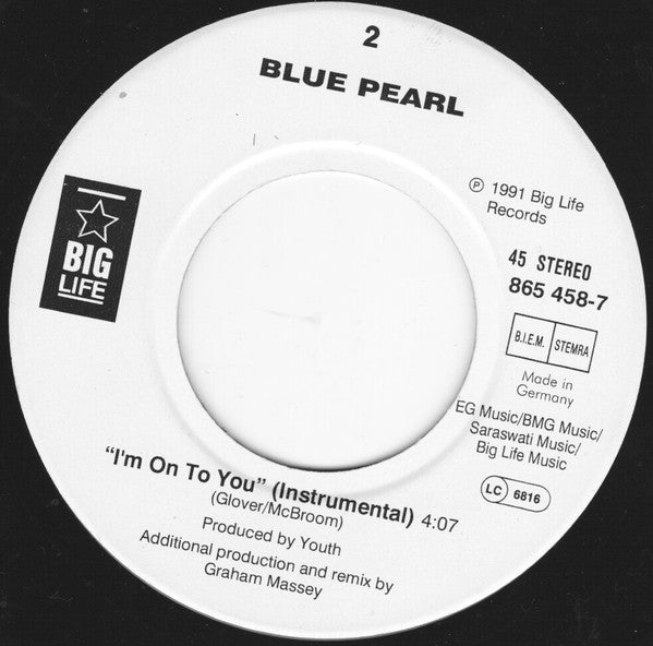 Blue Pearl : (Can You) Feel The Passion (7", Single)