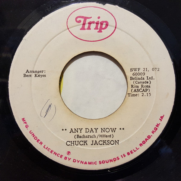 Chuck Jackson : Any Day Now / I Wake Up Crying (7", Single)