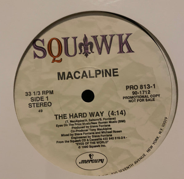 MacAlpine : MacAlpine (12", Single, Promo)