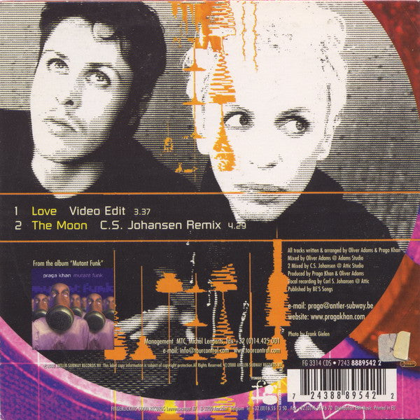 Praga Khan : Love (CD, Single)