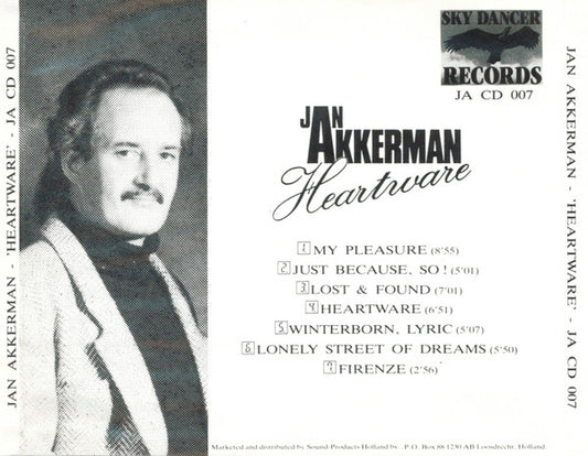 Jan Akkerman : Heartware (CD, Album)
