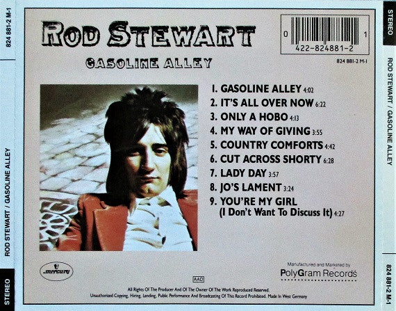 Rod Stewart : Gasoline Alley (CD, Album, RE)