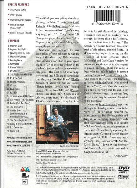 Robert Johnson : The Search For Robert Johnson (DVD-V)