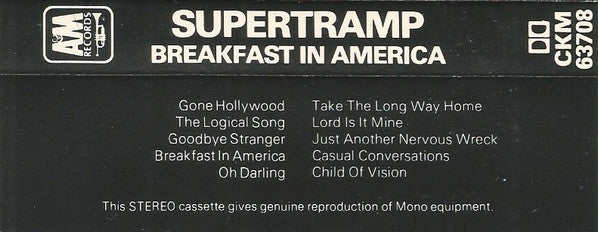 Supertramp : Breakfast In America (Cass, Album)
