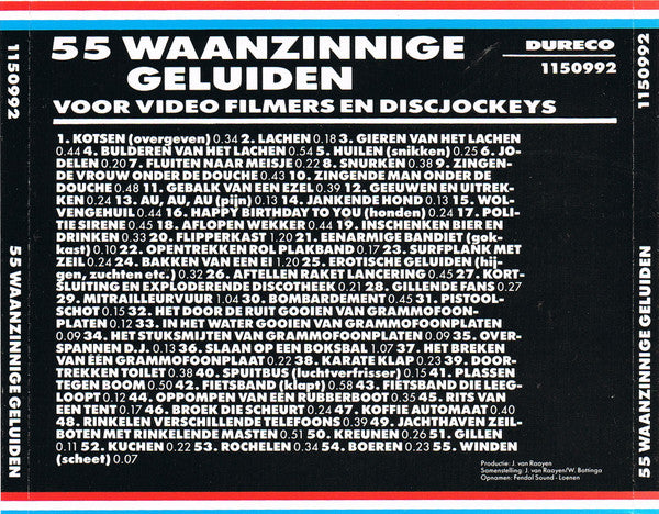 Various : 55 Waanzinnige Geluiden (CD)