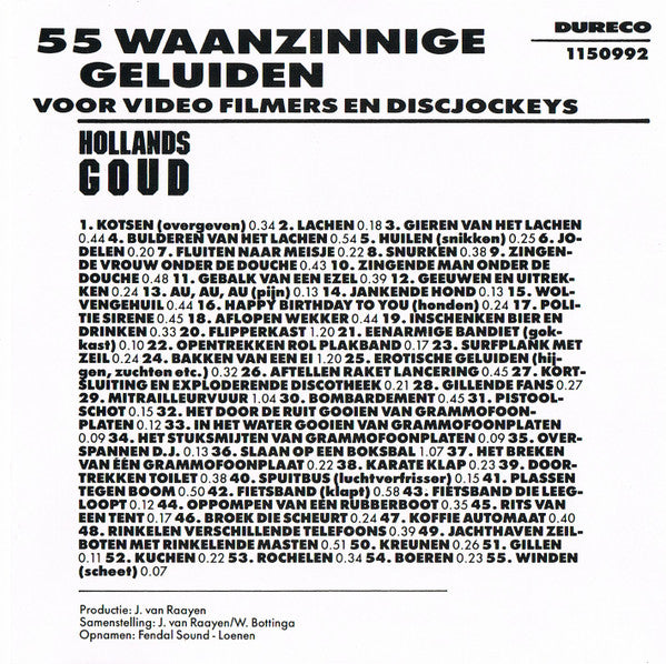 Various : 55 Waanzinnige Geluiden (CD)