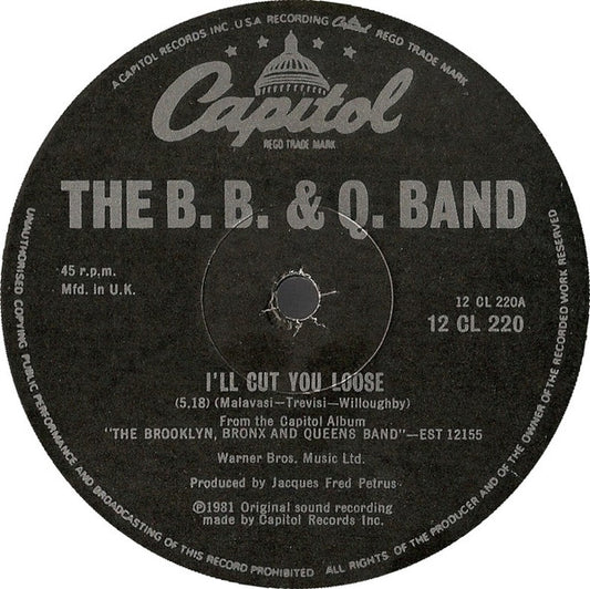 The Brooklyn, Bronx & Queens Band : I'll Cut You Loose / Starlette (12")