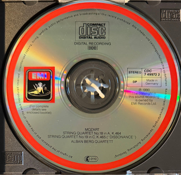 Mozart*, Alban Berg Quartett : String Quartets 18 & 19 (CD)