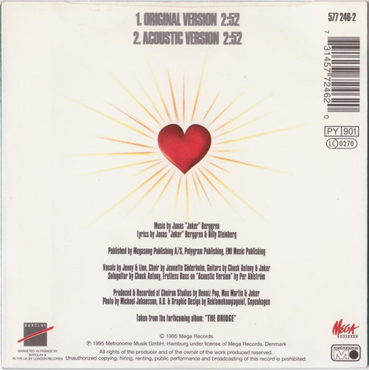 Ace Of Base : Lucky Love (CD, Single, Car)