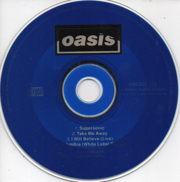 Oasis (2) : Supersonic (CD, Single)
