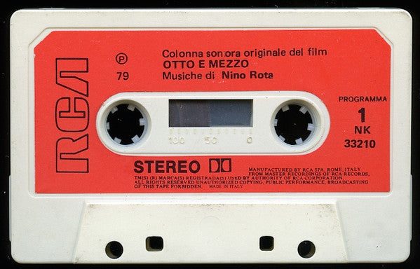 Nino Rota : Otto E Mezzo (Colonna Sonora Originale Del Film) (Cass, Album, Dol)