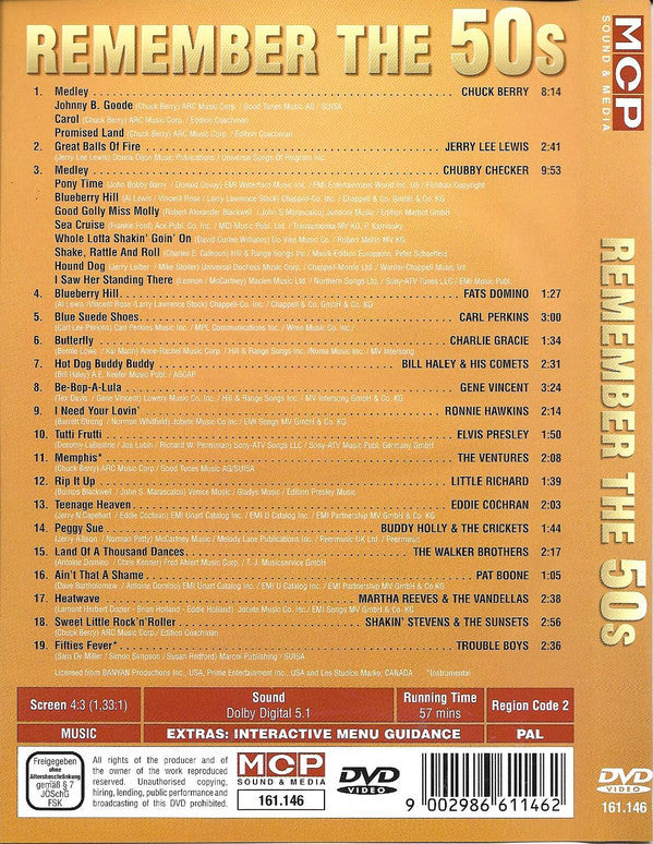 Various : Remember The 50s (DVD)