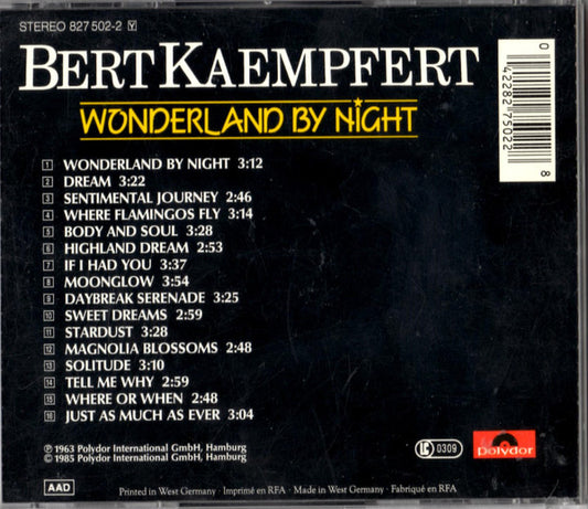 Bert Kaempfert : Wonderland By Night (CD, Comp)
