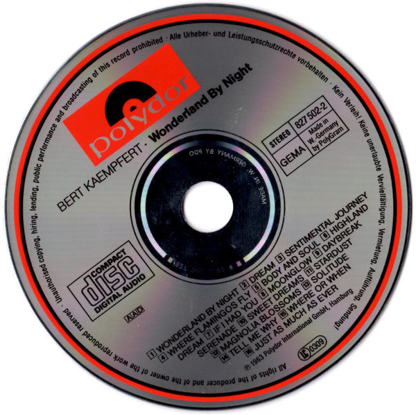 Bert Kaempfert : Wonderland By Night (CD, Comp)