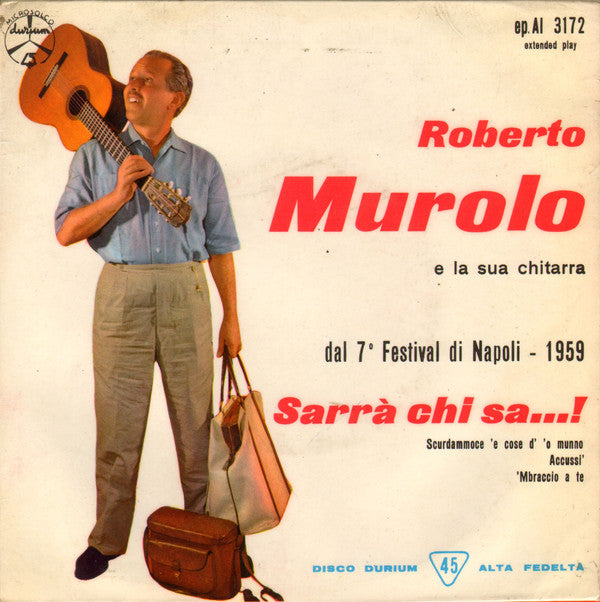 Roberto Murolo : 7° Festival Della Canzone Napoletana - 1959 (7", EP)