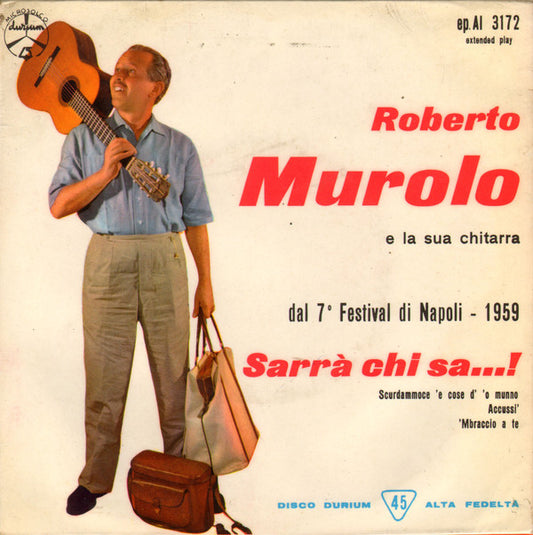 Roberto Murolo : 7° Festival Della Canzone Napoletana - 1959 (7", EP)