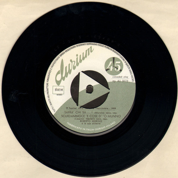 Roberto Murolo : 7° Festival Della Canzone Napoletana - 1959 (7", EP)