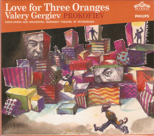 Sergei Prokofiev - Kirov Orchestra, Mariinsky Theatre, Valery Gergiev : Love For Three Oranges (Box + 2xCD, Liv)