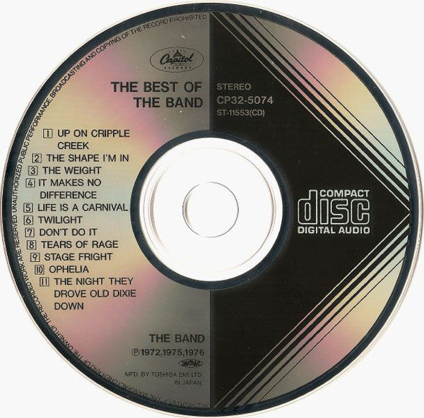 The Band : The Best Of The Band (CD, Comp, Ltd, RE, Bla)