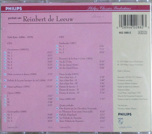 Reinbert de Leeuw : Portret Van Reinbert De Leeuw (2xCD, Comp, RE, RM)