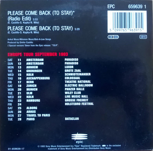 Tower Of Power : Please Come Back (To Stay) (CD, Single)