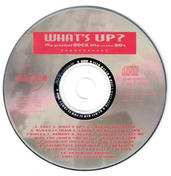 Various : What's Up? (The Greatest Rock Hits Of The 90's) (CD, Comp)