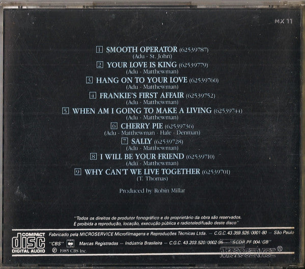 Sade : Diamond Life (CD, Album, RE)
