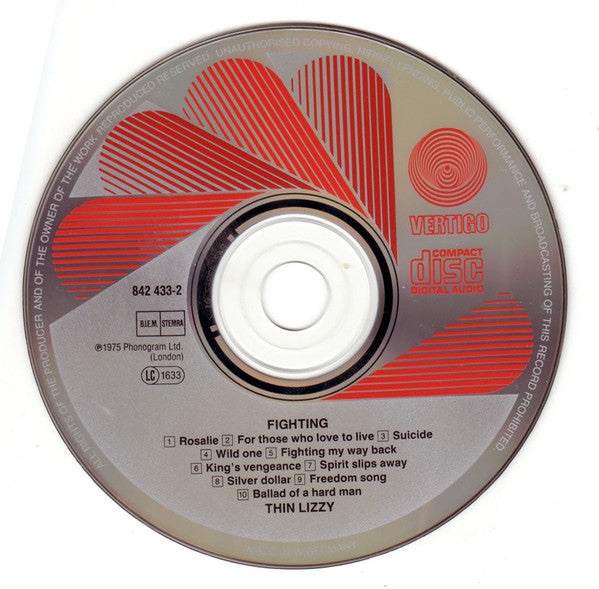 Thin Lizzy : Fighting (CD, Album, RE)