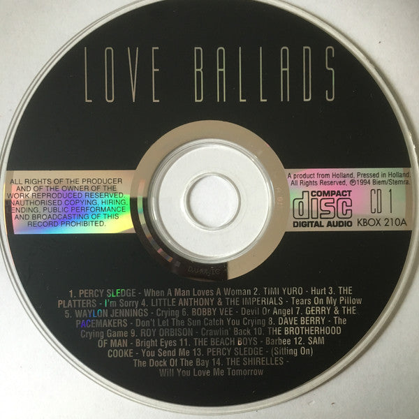 Various : Love Ballads (2xCD, Comp)