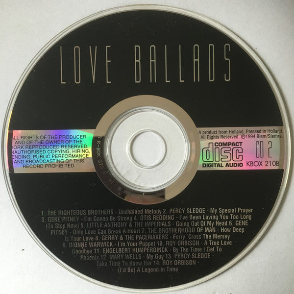 Various : Love Ballads (2xCD, Comp)